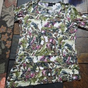 Women's Tribal asymmetrical top